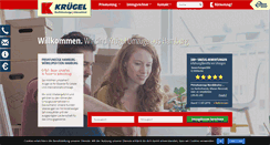Desktop Screenshot of kruegel-umzuege.de